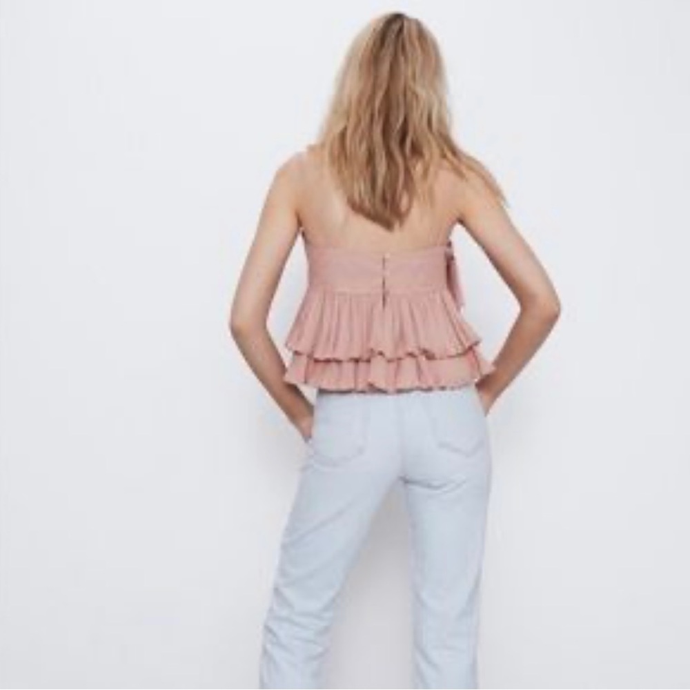 Zara ruffle, tank top size extra small